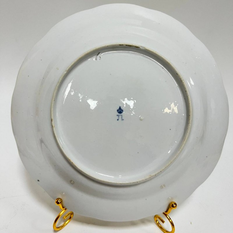 ИфЗ,1796-1801 период Павла-1,глубокая тарелка из вседневного сервиза.