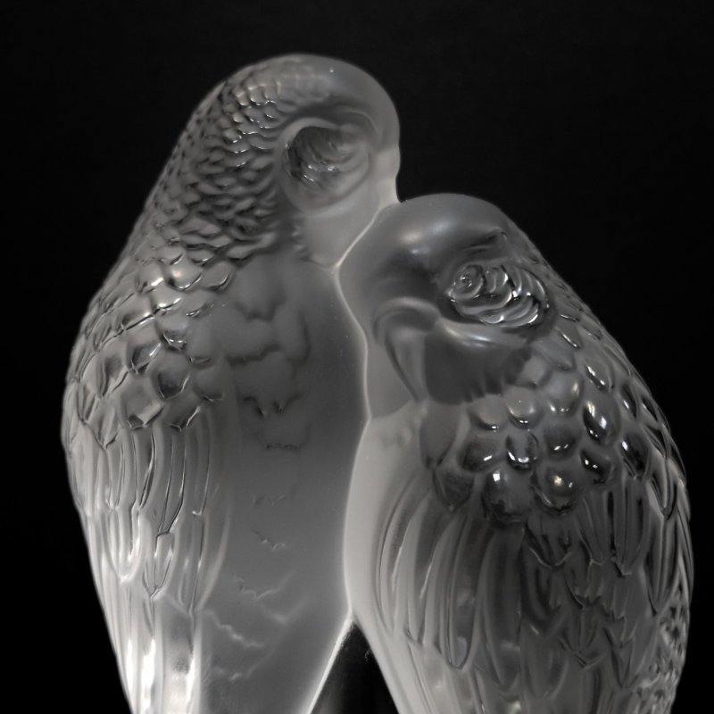 Статуэтка Пара попугаев Lalique 