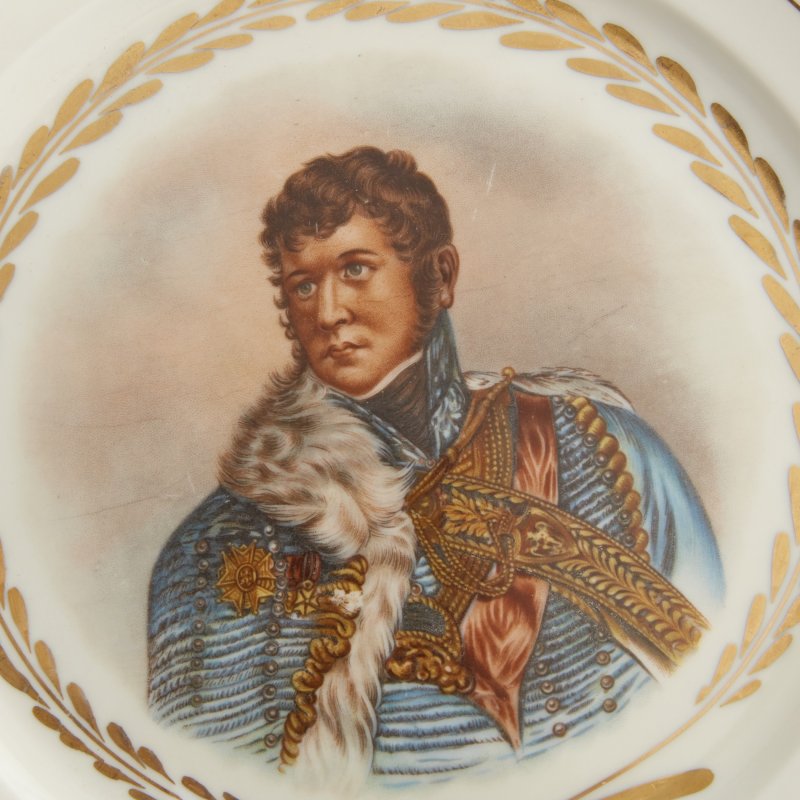 Тарелка с портретом генерала Жана Андоша Жюно 