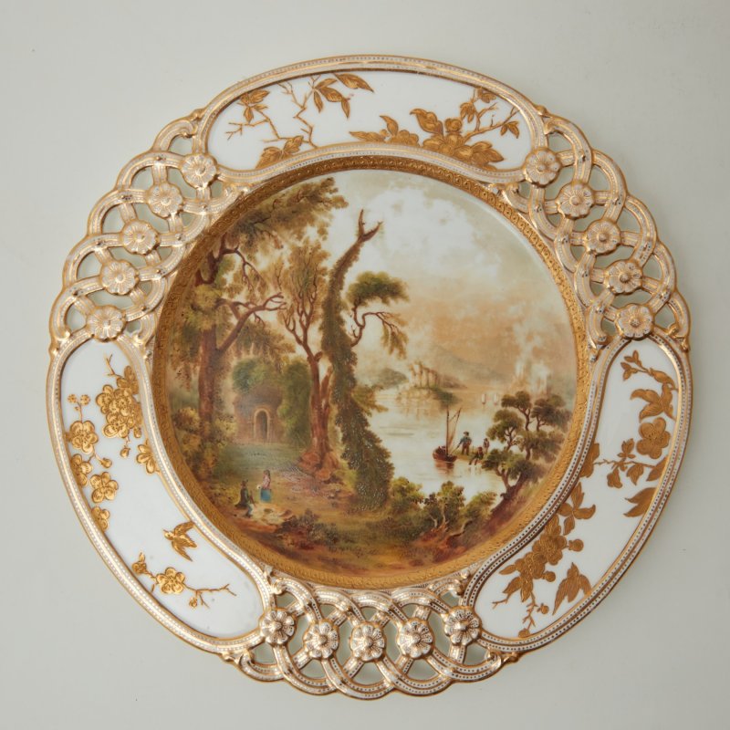 Тарелка с пейзажем 1875-1881 INNISFALLEN