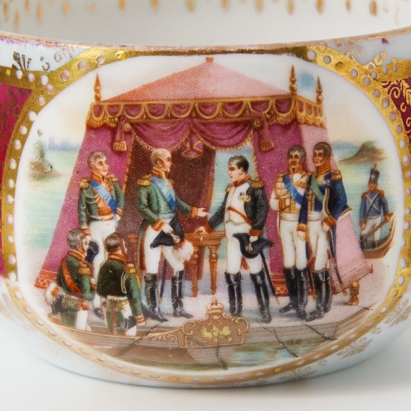 Чашка с блюдцем Наполеон.  Юбилейный выпуск.