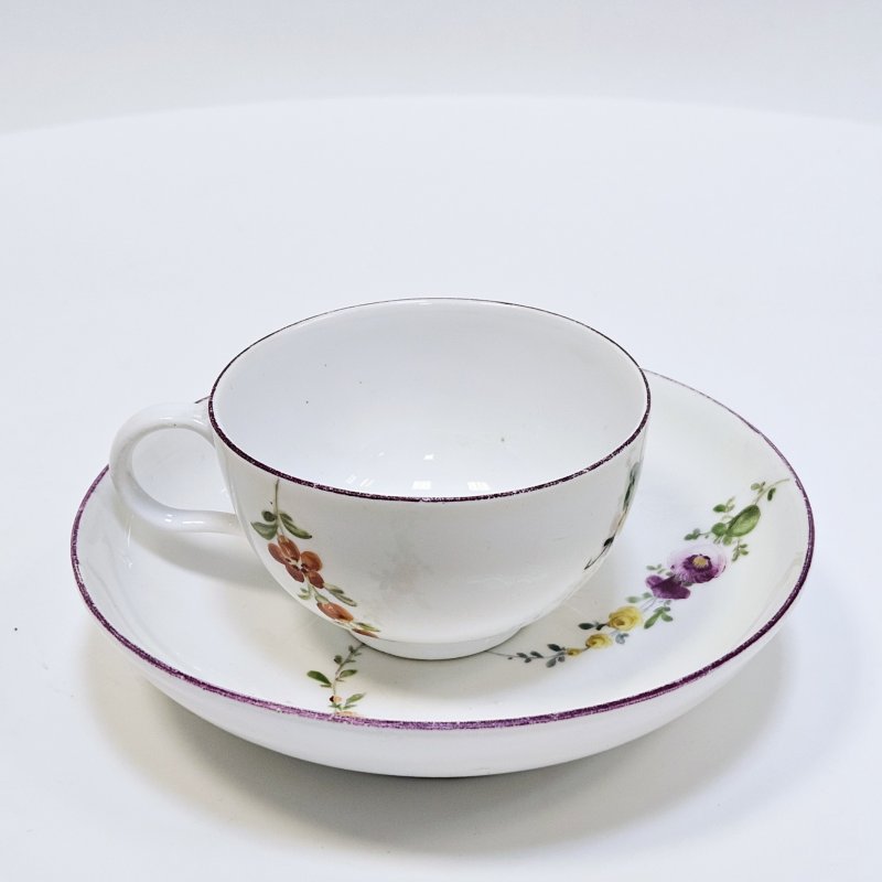 Чашка с блюдцем Мейссен период Марколини