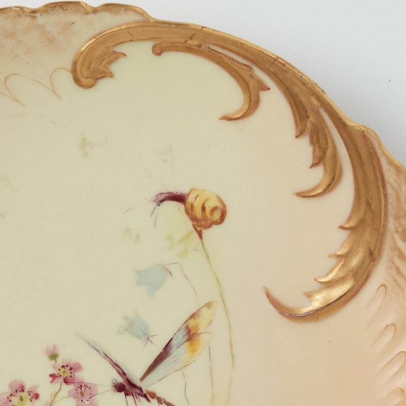 Декоративная тарелка английской мануфактуры Royal Worcester
