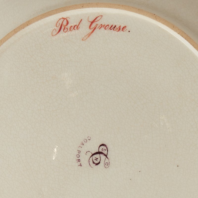 Тарелка с изображением Red Grouse (Красная куропатка)