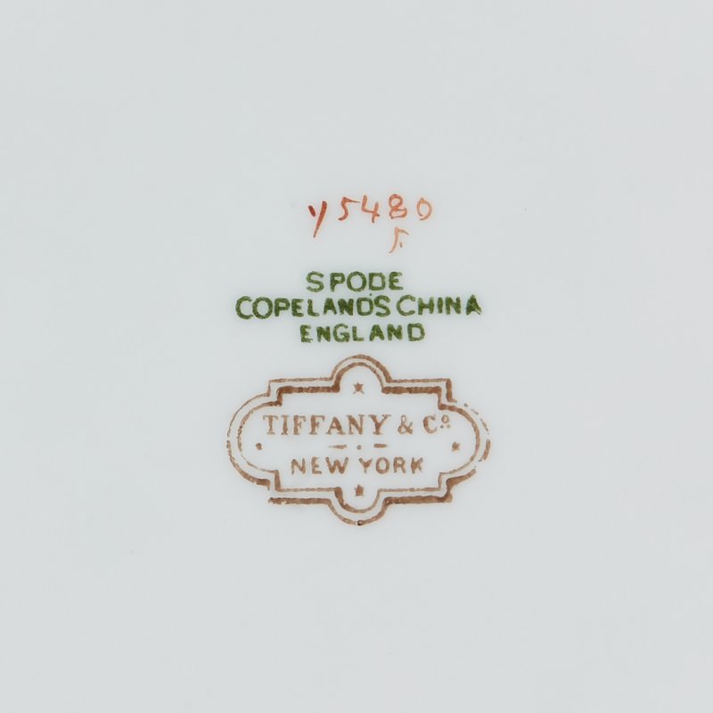 Тарелка мануфактуры Spode для Tiffany&Co
