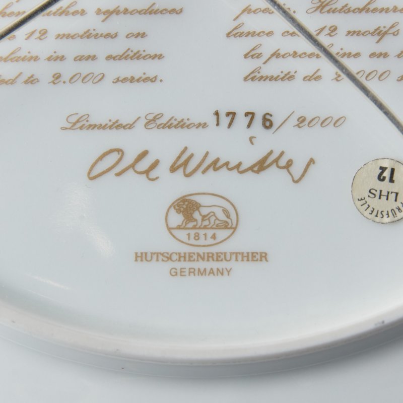 Коллекционная декоративная тарелка Лев из лимитированной серии Знаки зодиака