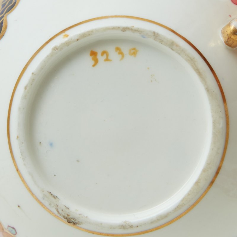 Чашка с блюдцем Brownfield имари 1884