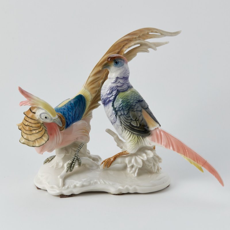 Коллекционная статуэтка Пара фазанов