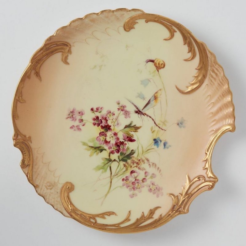 Декоративная тарелка английской мануфактуры Royal Worcester