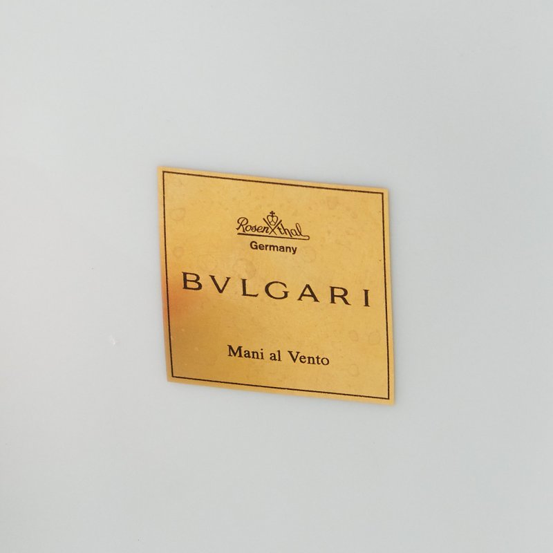  Фарфоровая шкатулка, изготовленная для Bvlgari. Декор «Mani al Vento». 