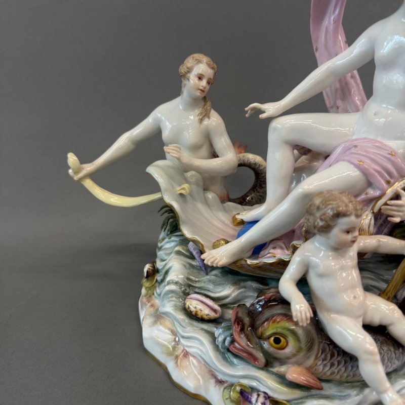 Скульптурная группа  «Вода» Meissen 