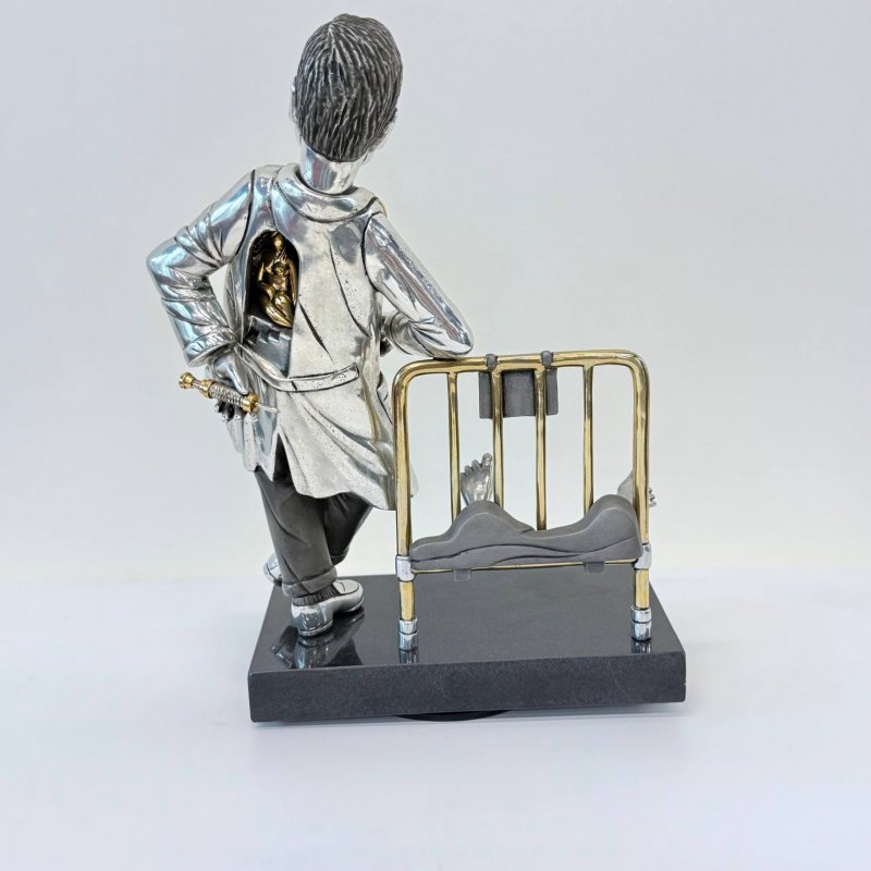 Металлическая скульптура «Доктор» - Франк Майслер. (к)