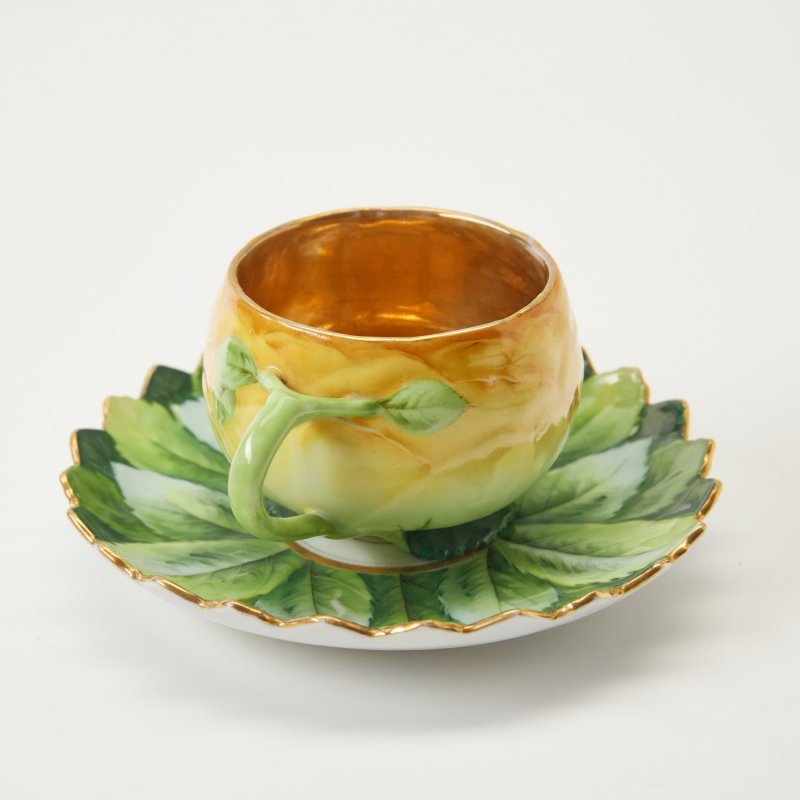 Чашка с блюдцем в стиле модерн Carl Knoll