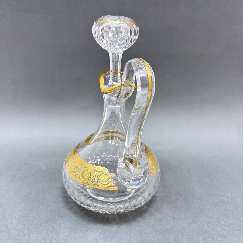 Кувшин с крышкой, хрусталь Saint Louis коллекция Thistle-Чертополох