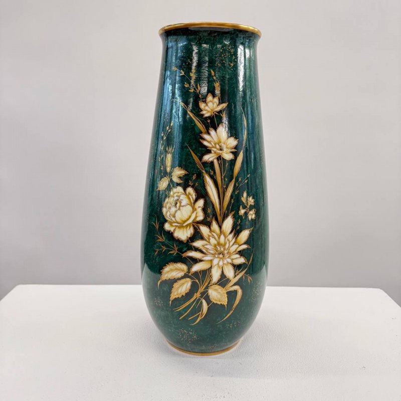 Большая фарфоровая ваза мануфактура Alboth & Kaiser (д)