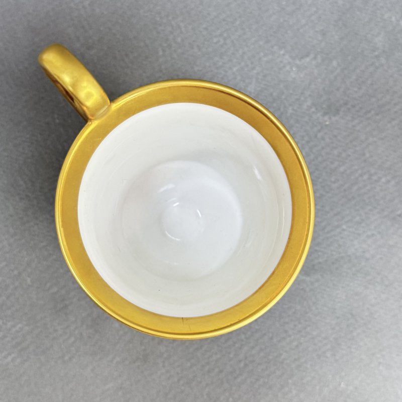 Коллекционная кофейная пара фабрики Хехст для Фаберже (д)