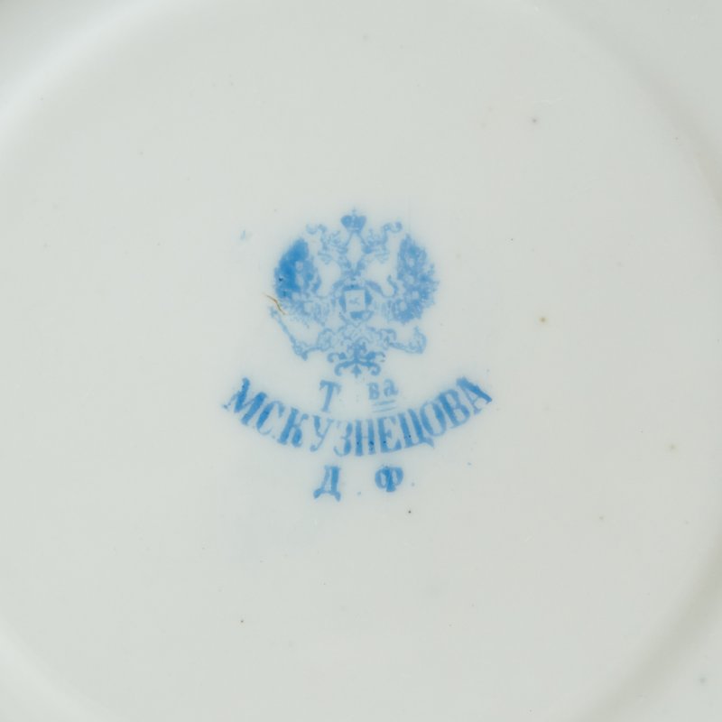Чашка с блюдцем Кузнецов в Дулево деколь