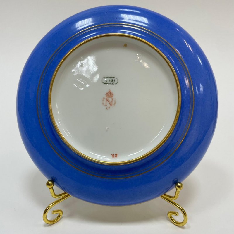 Чашка с блюдцем Sevres 1860г