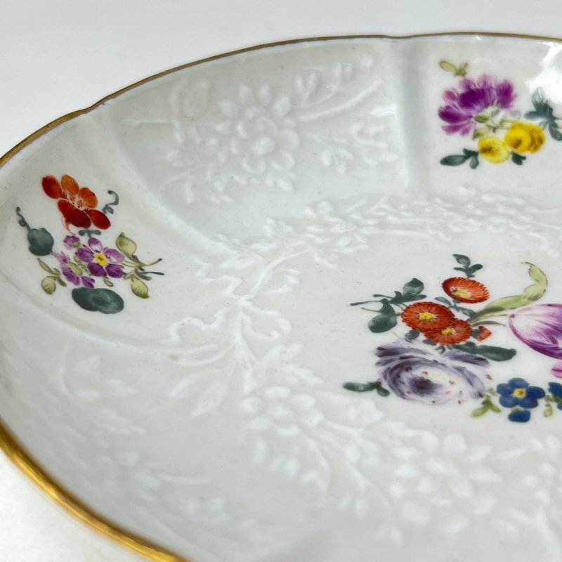 Чашка с блюдцем, Meissen, из сервиза Иоганна Эрнста Гоцковского 