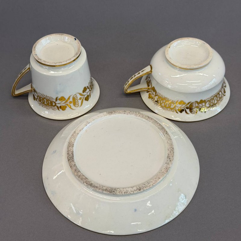 Коллекционное трио Coalport 1820е г