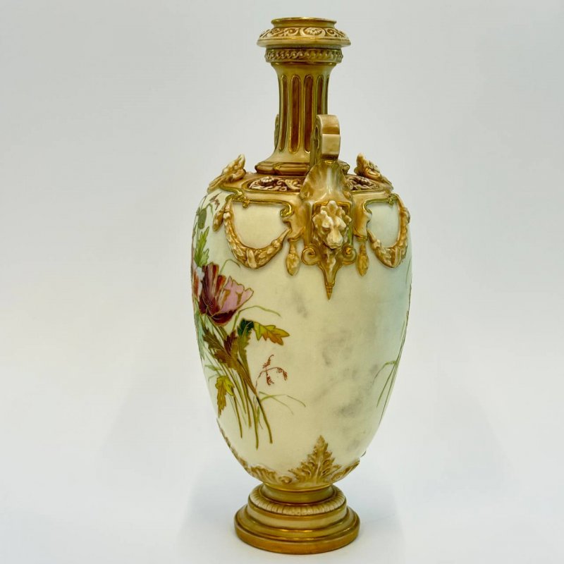 Старинная ваза  Royal Worcester 1890е гг