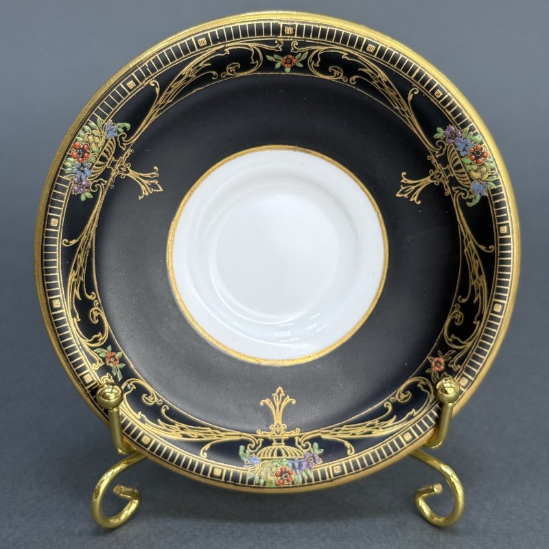 Чашка с блюдцем для кофе в стиле Артдеко Роял Вустер - Marshall Field &Co Англия-США 1920 гг.