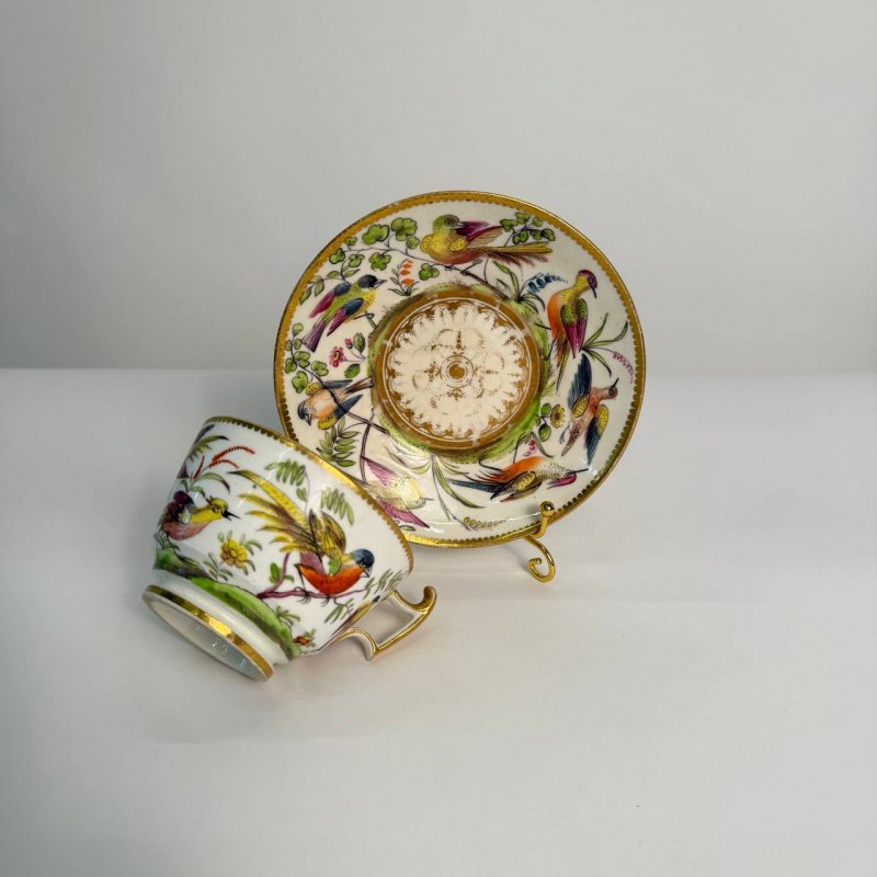 Чайная пара Coalport 1820-1829 Англия 