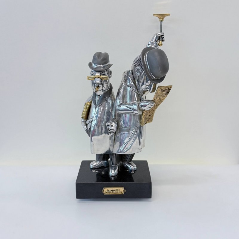 Металлическая скульптура «Метро» - Франк Майслер. (к)