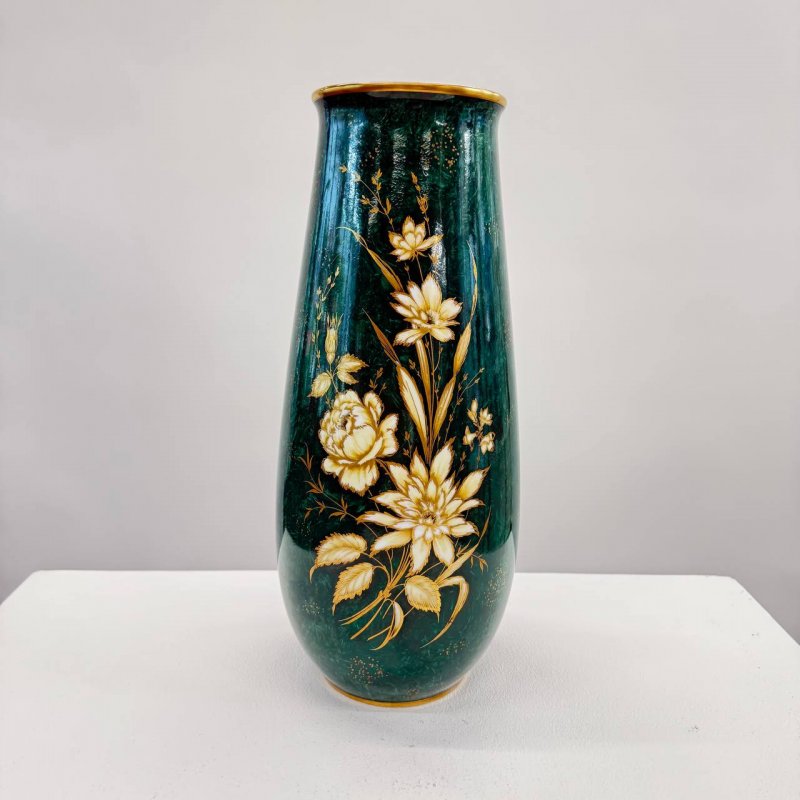 Большая фарфоровая ваза мануфактура Alboth & Kaiser (д)