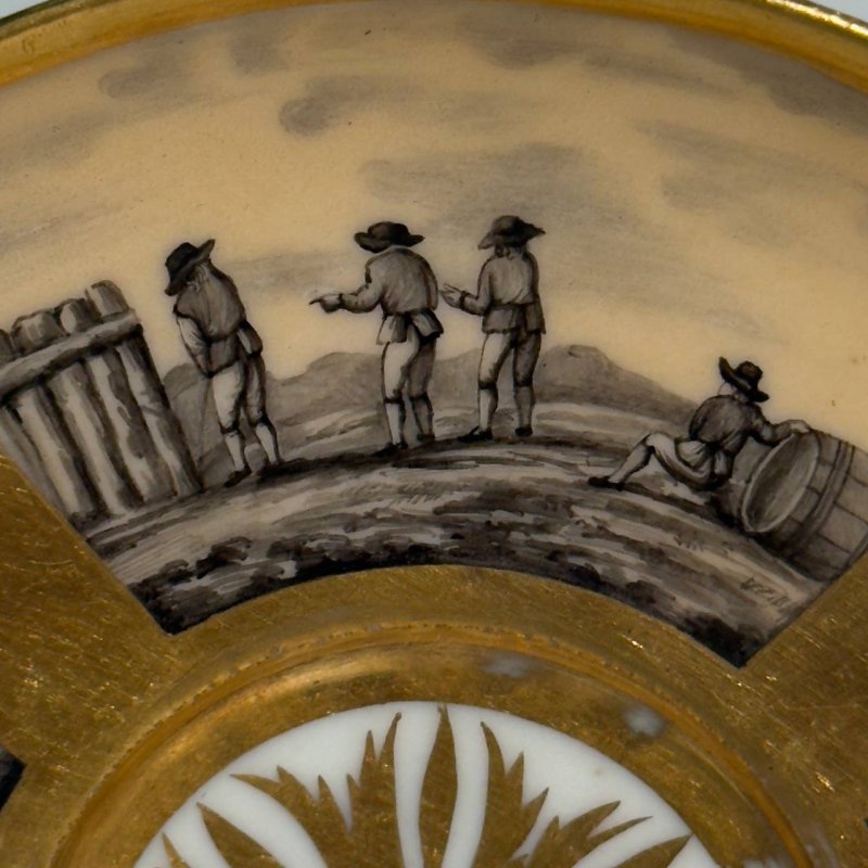 Чашка с блюдцем фабрика Nast (к)