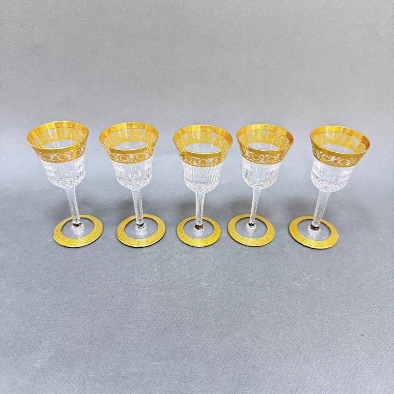 Набор из 5ти хрустальных рюмок Saint Louis