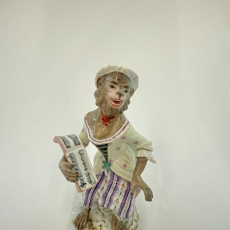 Статуэтка Meissen обезьяний оркестр Модель фон Иоганн Иоахим Кендлер