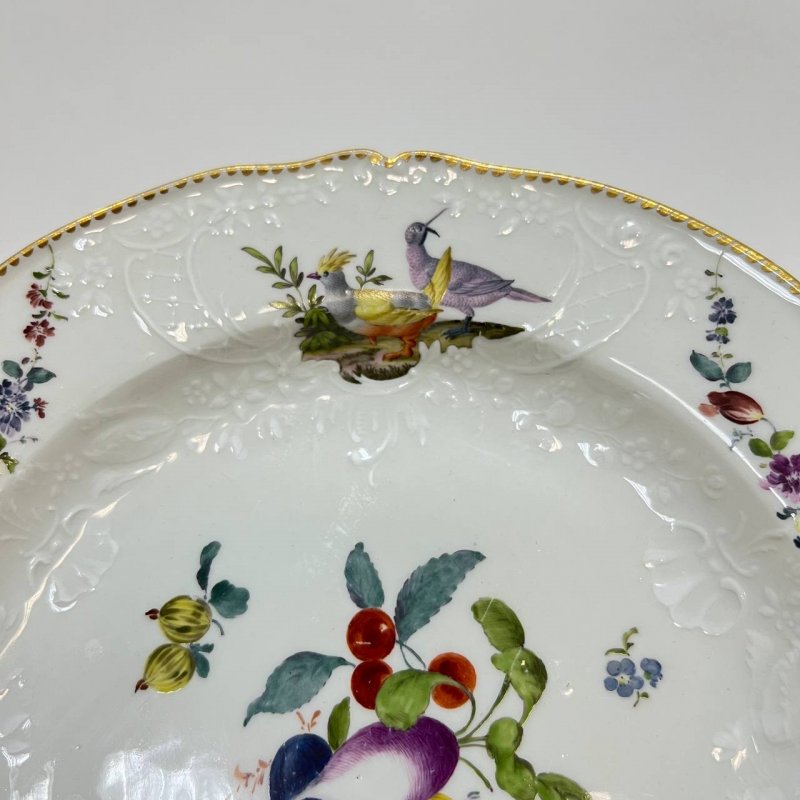 Тарелка из сервиза Фридриха Великого Meissen 1760 г 