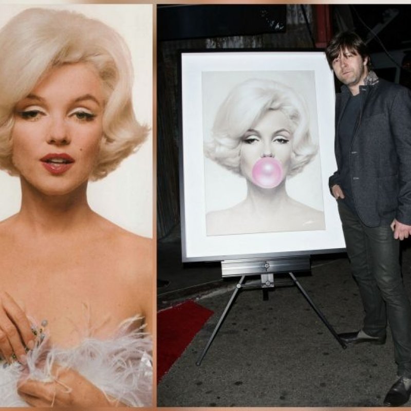 Кружка Meissen × Michael  Meibus  серии «Legends Blowing Bubbles Collection» с изображением Marilyn Monroe Германия 2024 г (j)