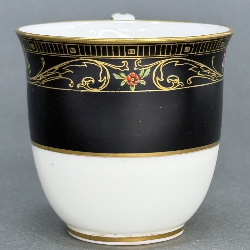 Чашка с блюдцем для кофе в стиле Артдеко Роял Вустер - Marshall Field &Co Англия-США 1920 гг.