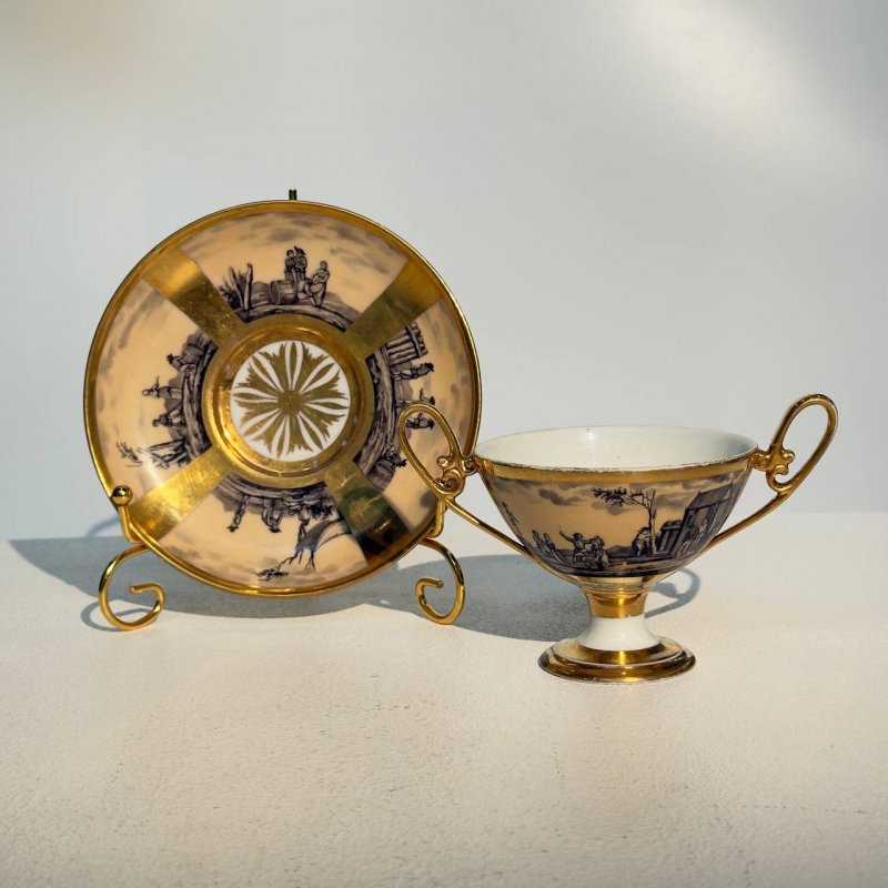 Чашка с блюдцем фабрика Nast (к)