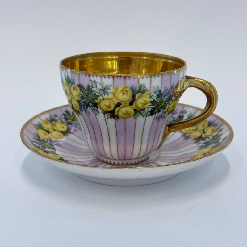 Набор чайник и чашка с блюдцем ИФЗ