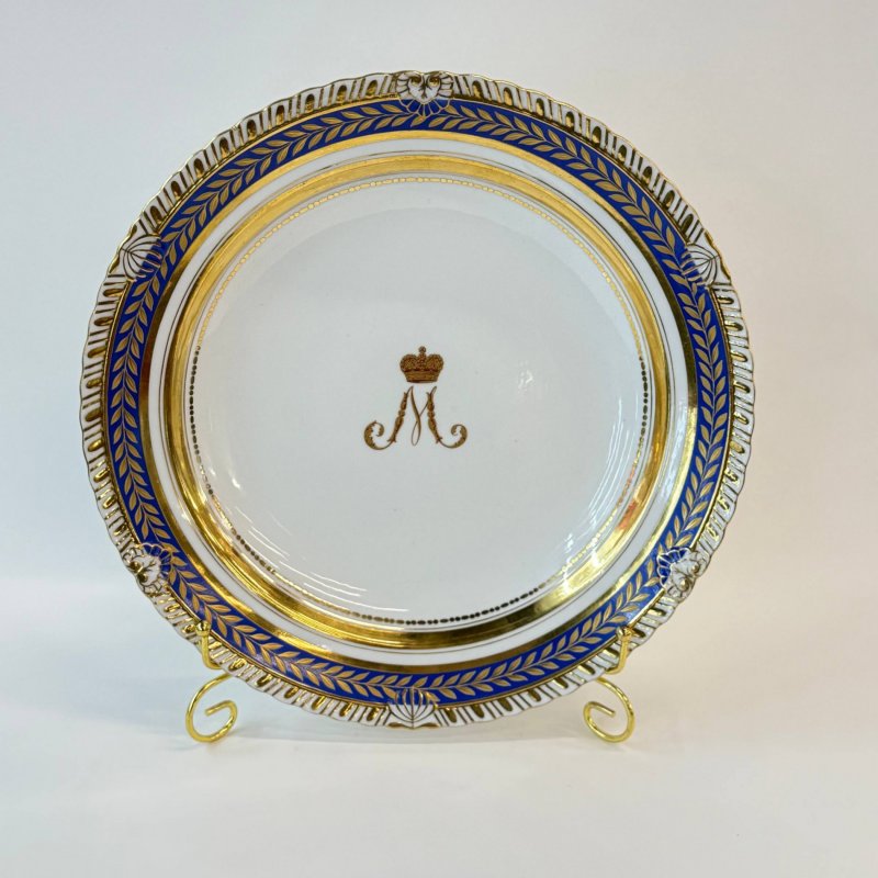  Фарфоровое блюдо ИФЗ из Золотого сервиза Марии Федоровны