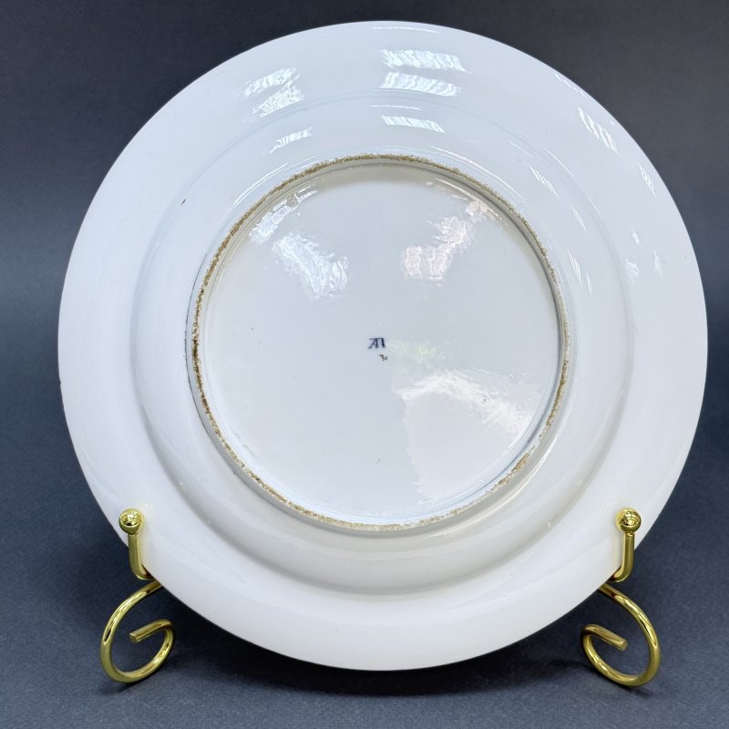 Тарелка завод Попова 1840 гг Императорская Россия 