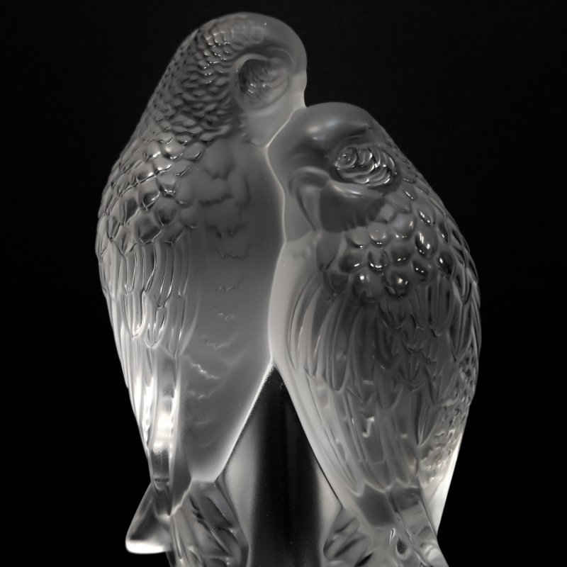 Статуэтка Пара попугаев Lalique 