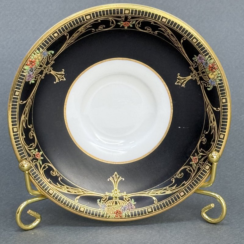 Чашка с блюдцем для кофе в стиле Артдеко Роял Вустер - Marshall Field &Co Англия-США 1920 гг. (д)