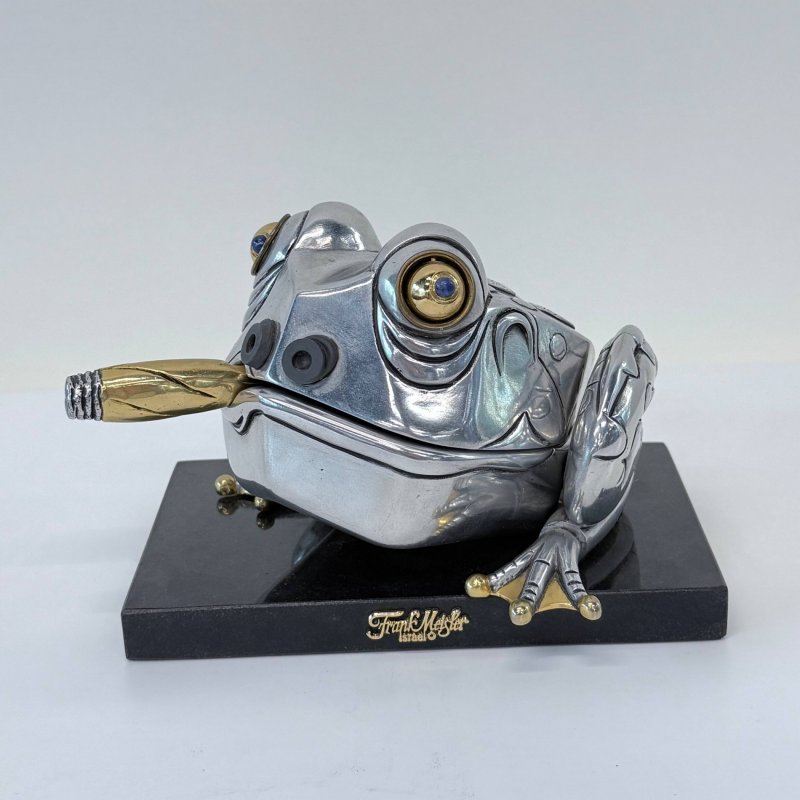 Металлическая скульптура «Лягушка» - Франк Майслер. (к)