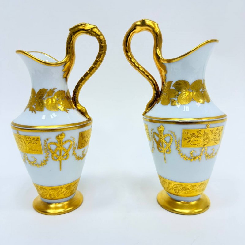 Пара маленьких кувшинов Клеймо времен правления Александра III 1881-1894гг