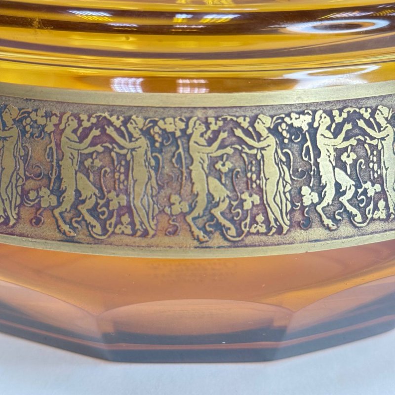 Чаша из янтарного стекла Мозер Карсбаде