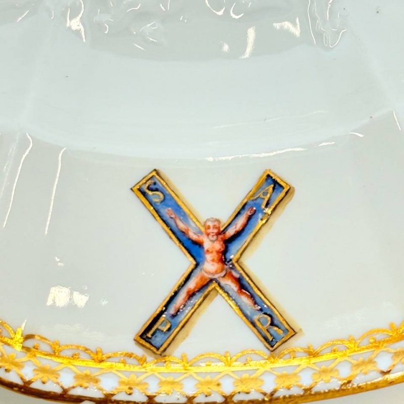 Набор из 6 тарелок из Андреевского сервиза