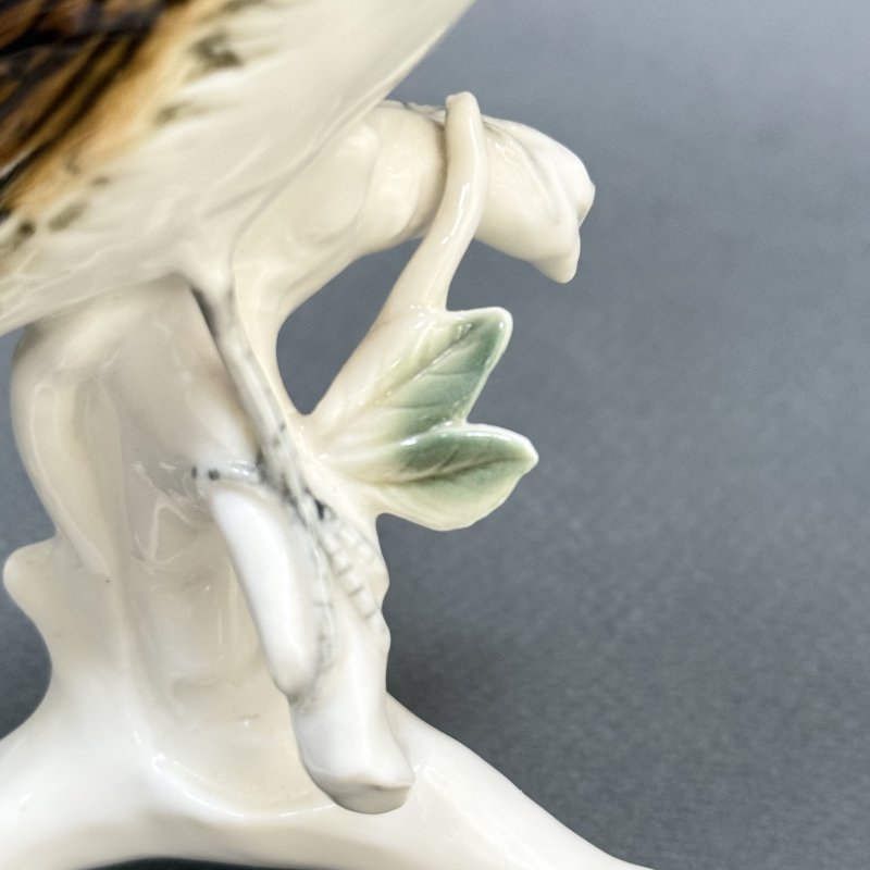 Коллекционная очень редкая фигурка Соловей на ветке Карл Энс 1950 - 1960 годы (д)