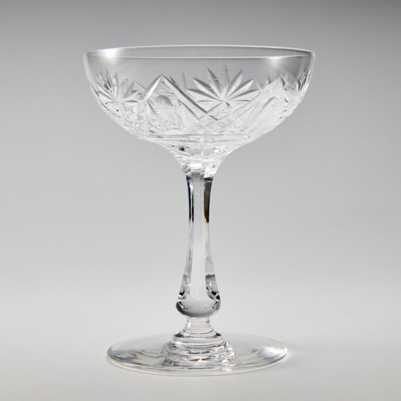 Хрустальный бокал креманка для шампанского “Lubin Annette”. Модель 1940 г. 