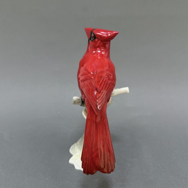 Коллекционная статуэтка птицы Красный Кардинал Фабрика Hutschenreuter 1967 год.