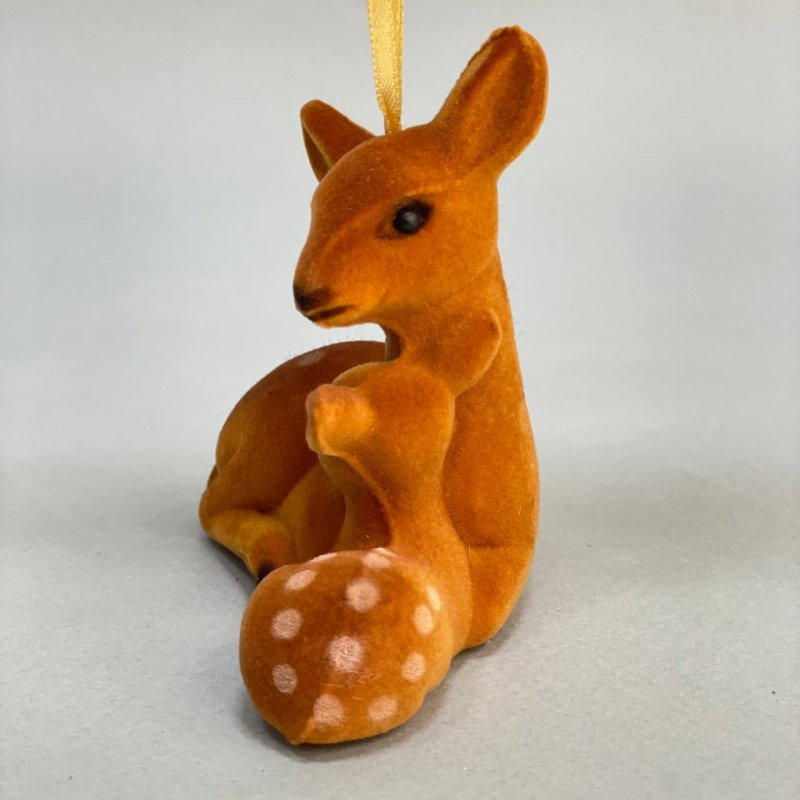 Елочная игрушка Олененок и мама