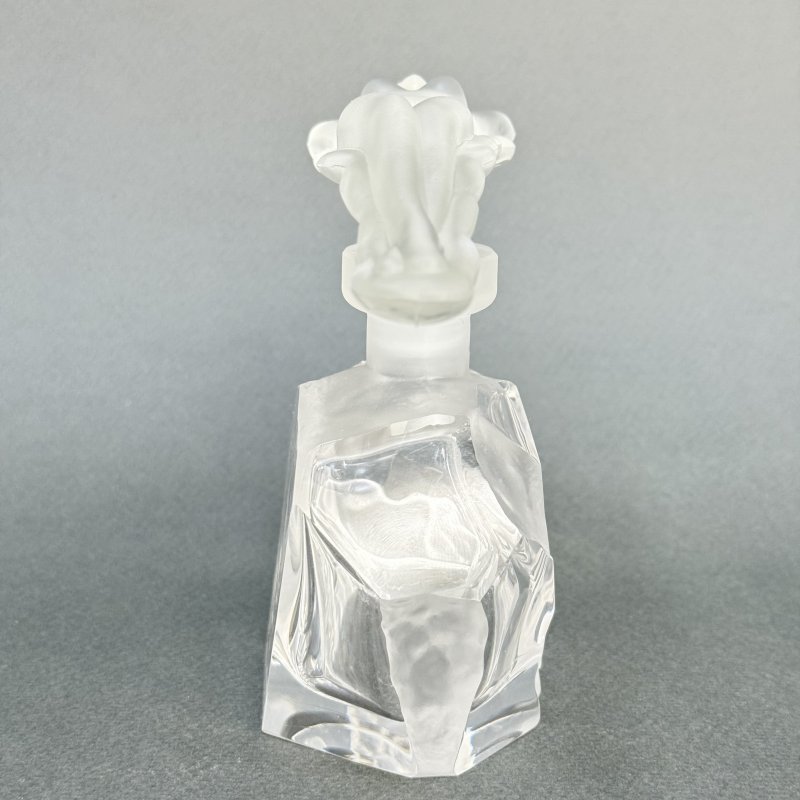 Флакон парфюмерный из стекла дизайн 1930г. Г. Хоффманн Чехия 21 в